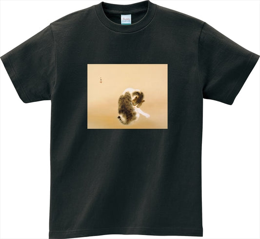 [T-shirt]Cat painting T-shirt "Banneko" Seiho Takeuchi 16