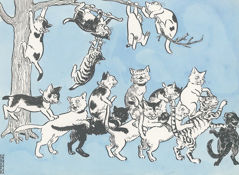 [Hoodie]Cat painting Hoodie “Cat Country Kindergarten” Kitazawa Rakuten 05