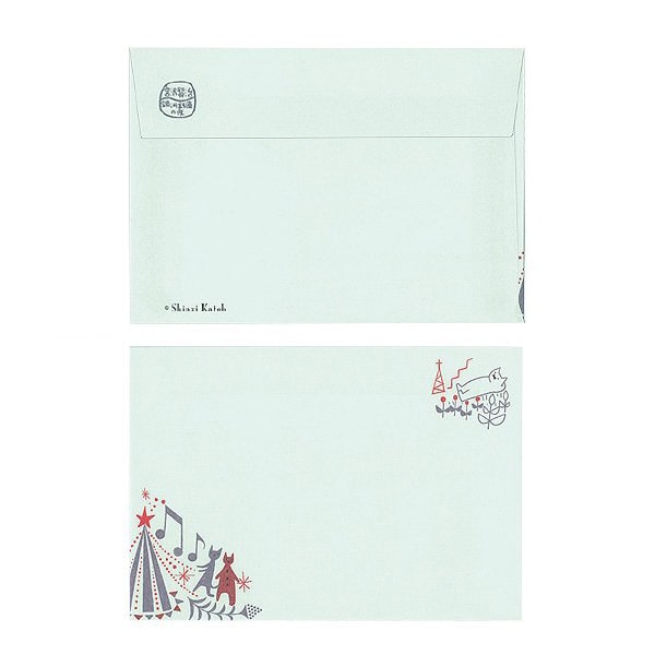 [Stationery]Letter set | Night on the Galaxy Express Kenji Miyazawa [Shinzi Katah (R)] [Made in Japan]